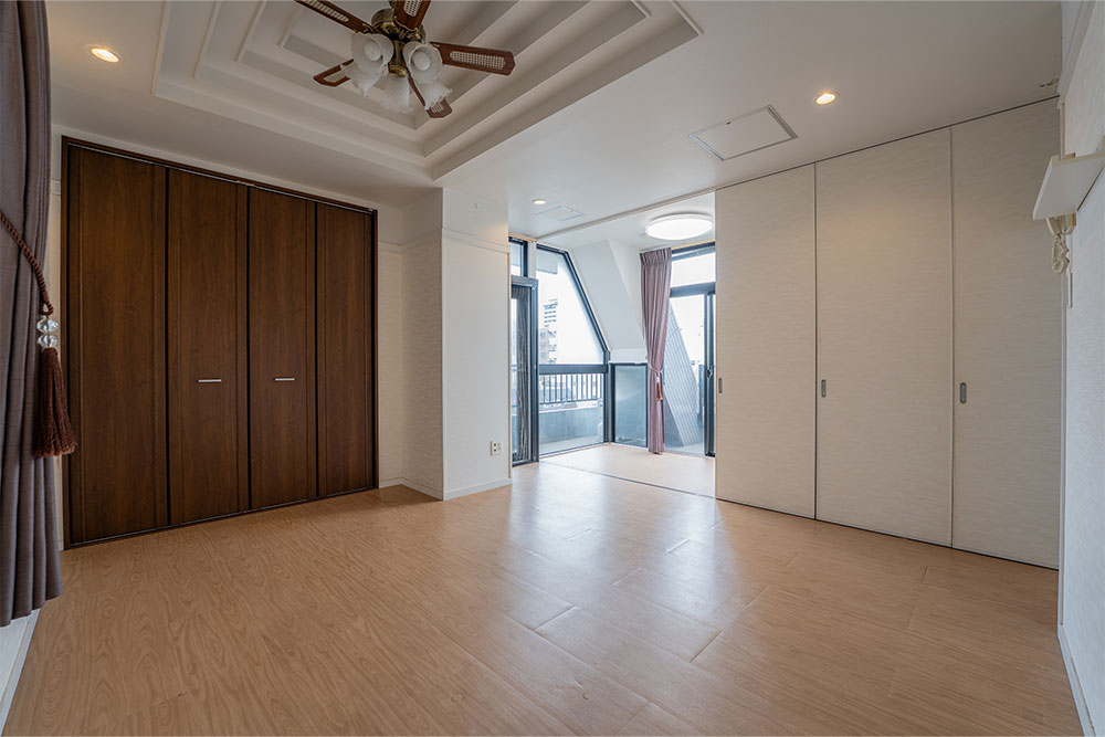 7Fは3つの洋室（8.5帖/5.5帖/4.5帖）