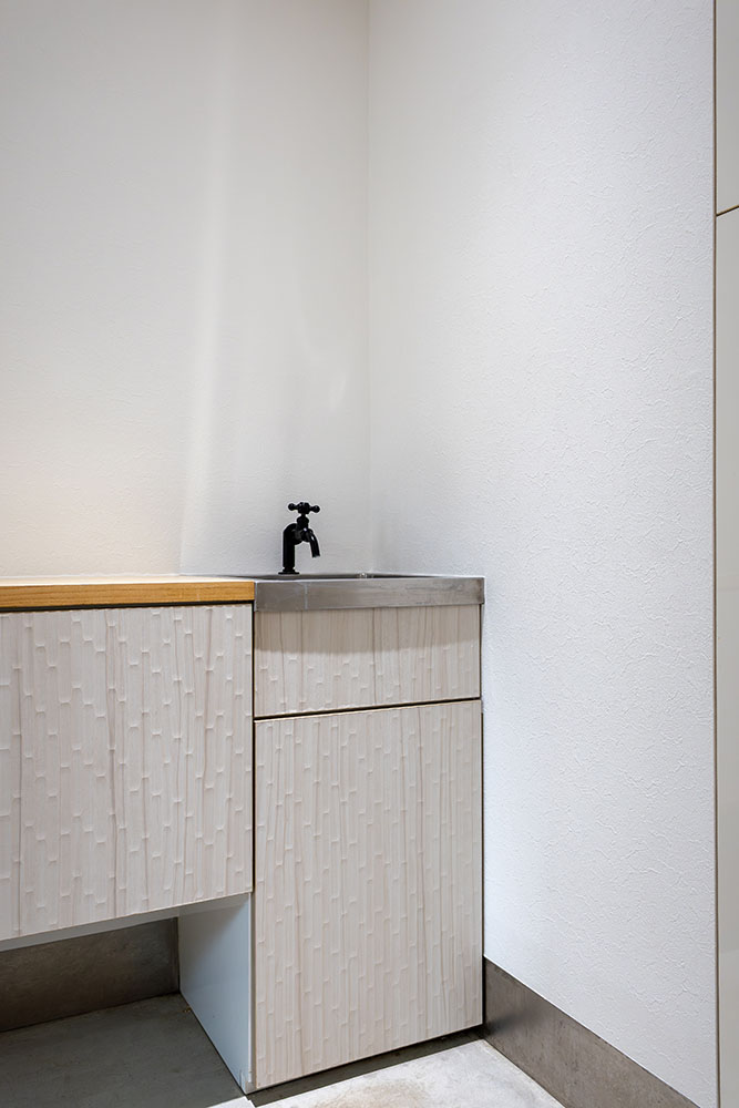 ガレージの流し台