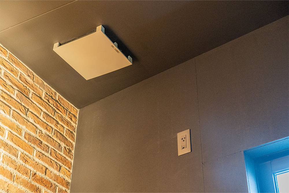 換気扇とエアコン設置用100V電源