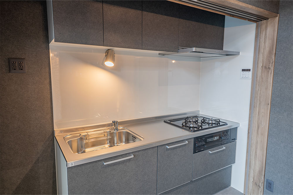 B号室のキッチン