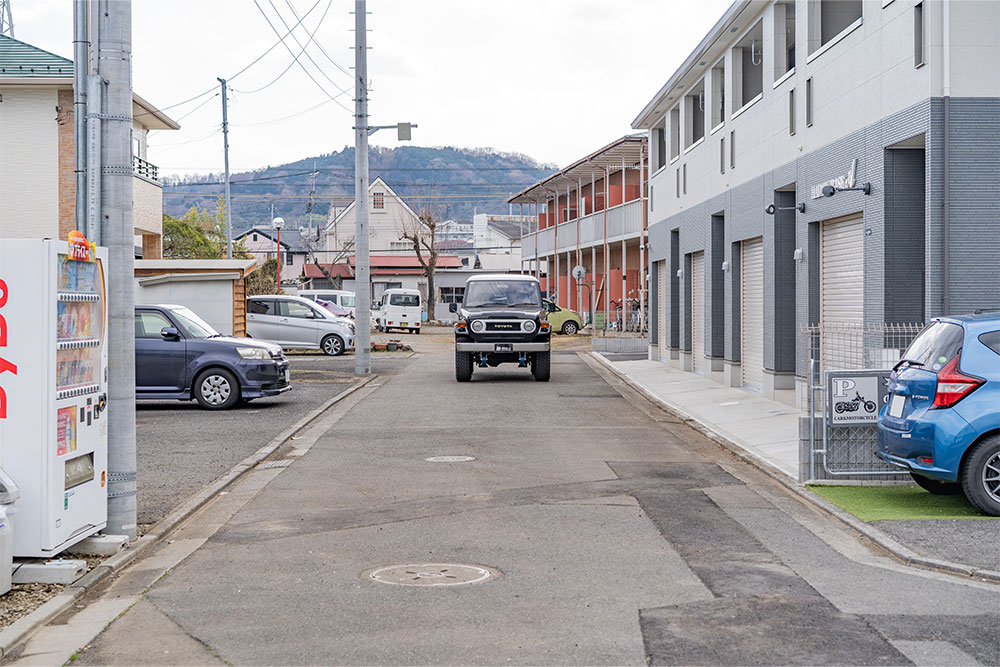 前面道路の様子