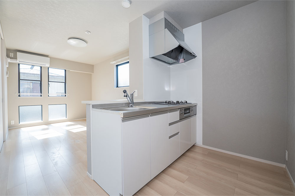 南向きで日当たりの良い1LDK（10.0帖+6.1帖）