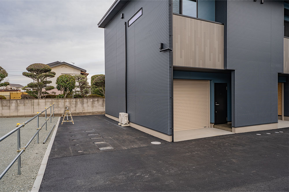 A号室の屋外駐車場