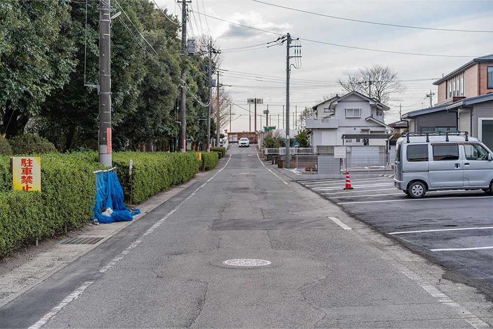 前面道路の様子