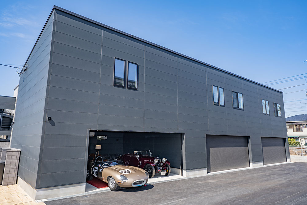 埼玉県加須市花崎1丁目の賃貸ガレージハウス「Casa garage花崎」とJaguar E -Type&Riley_9