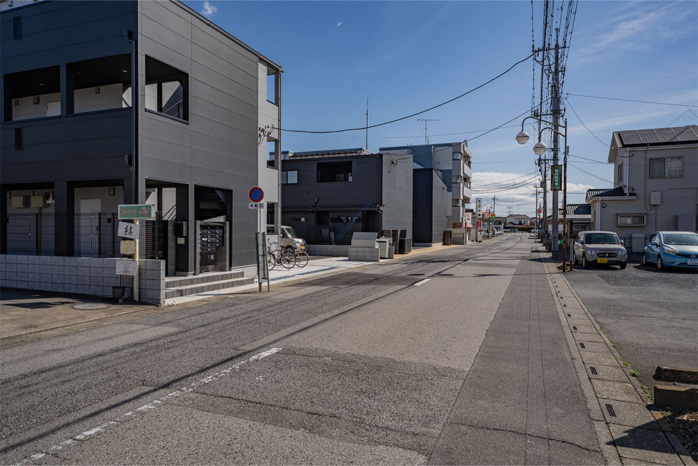 前面道路の様子