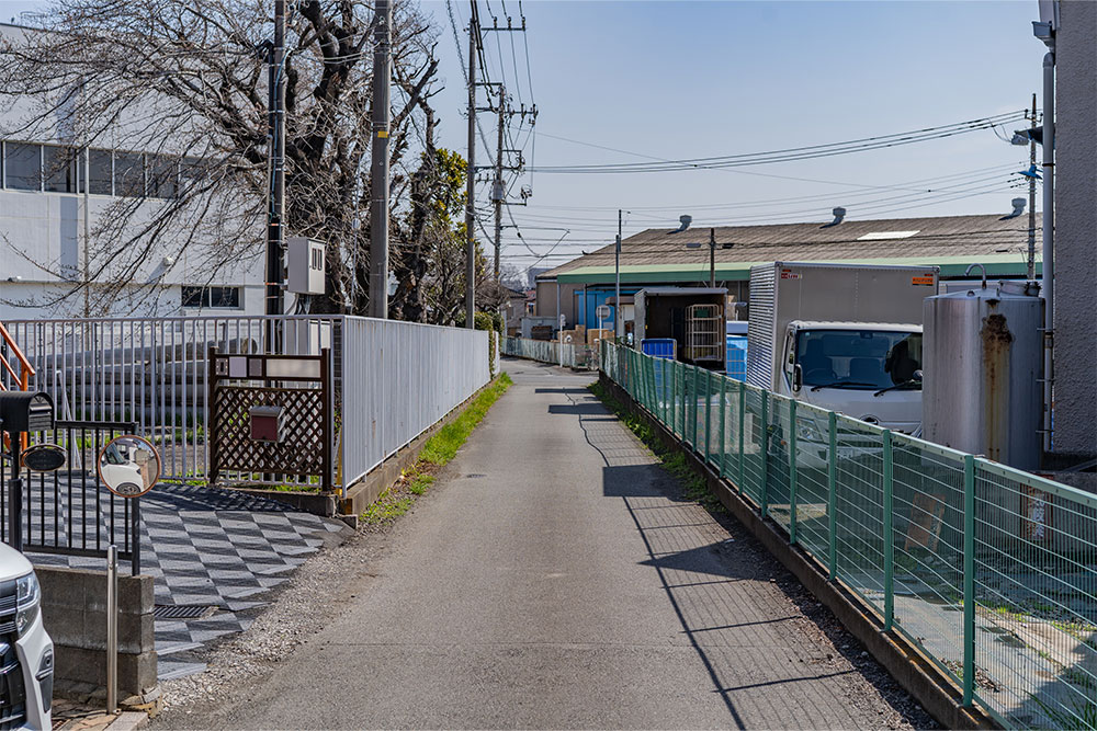 前面道路の様子