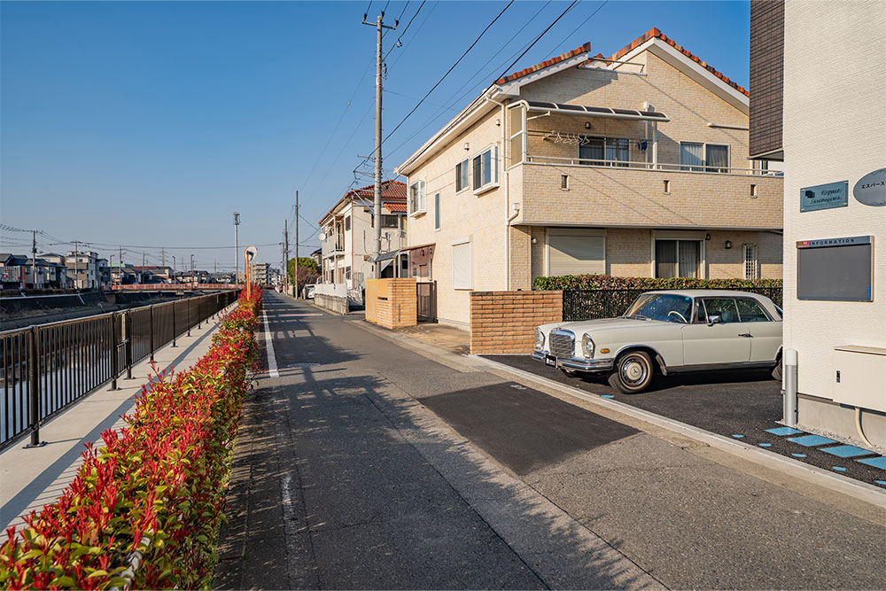 前面道路の様子