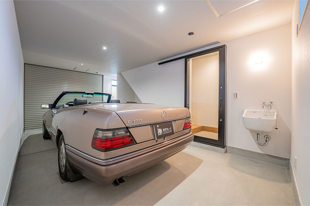 全長5,000㎜超も収まる奥行6.15m