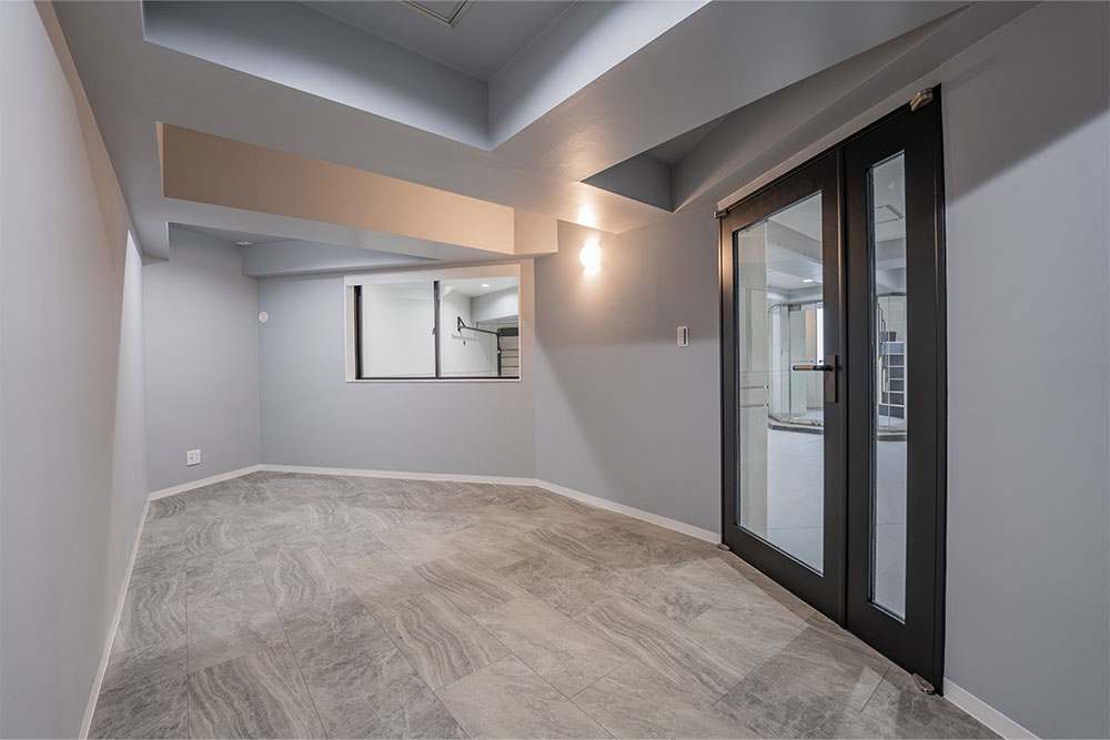 ガレージの倉庫