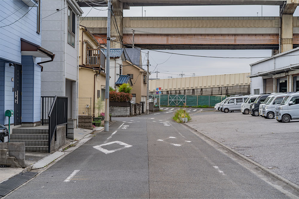 前面道路の様子