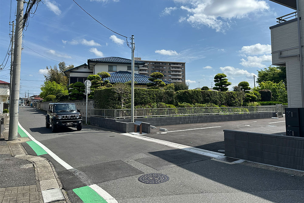 前面道路の様子