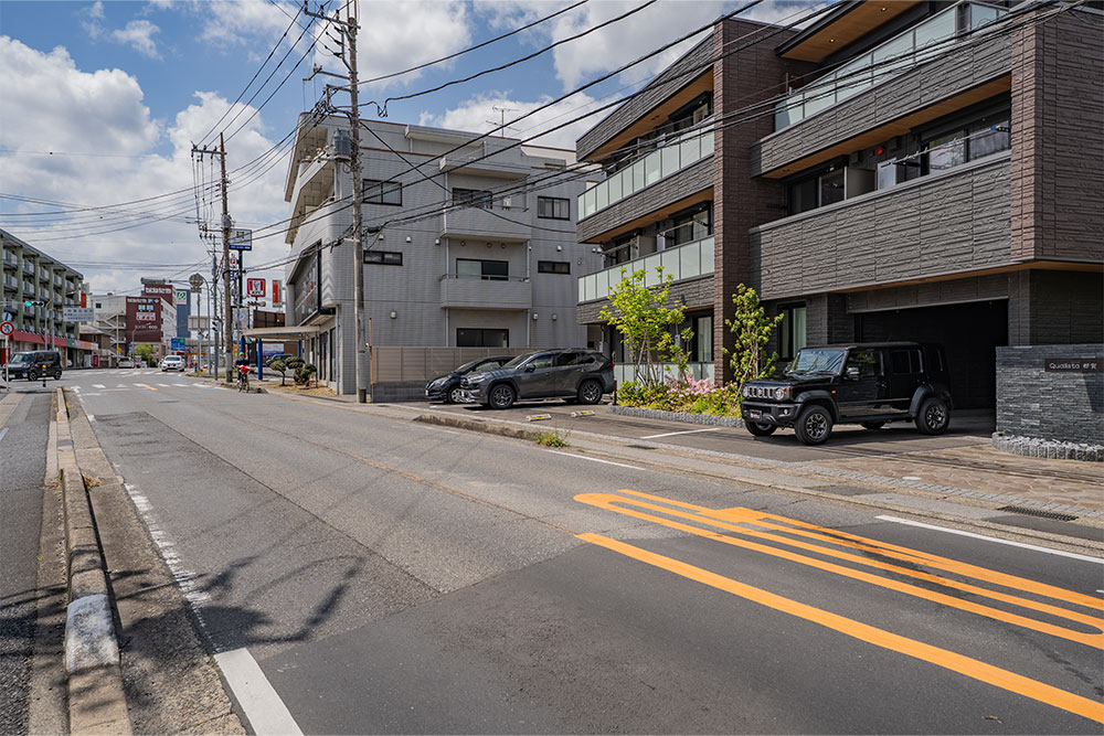 前面道路の様子
