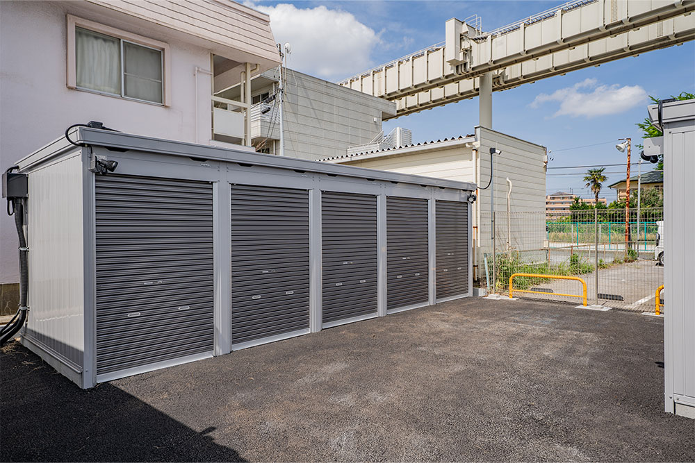 Aタイプのオートバイ用ガレージ