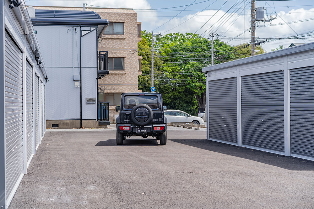 幅員6.05〜6.55mのゆとりある車路