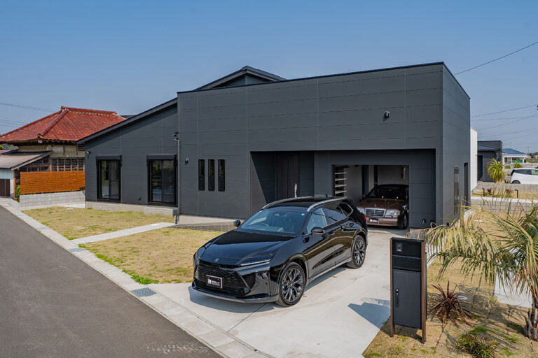 6m道路×角地、リゾート感漂う平屋ガレージハウス｜長生郡一宮町