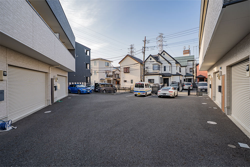 敷地内空地の様子