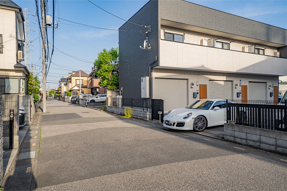 前面道路の様子