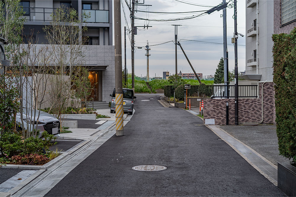 前面道路の様子