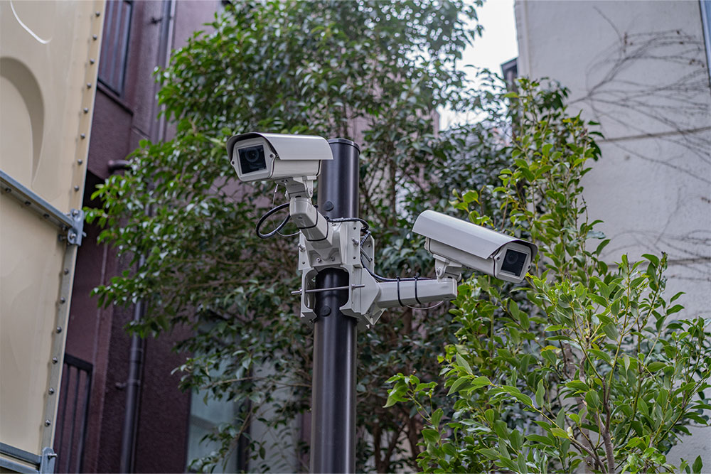 敷地内防犯カメラ