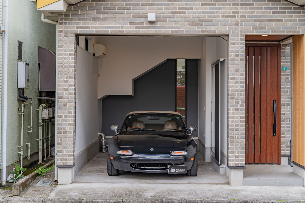 シャッター開口幅は2.57m