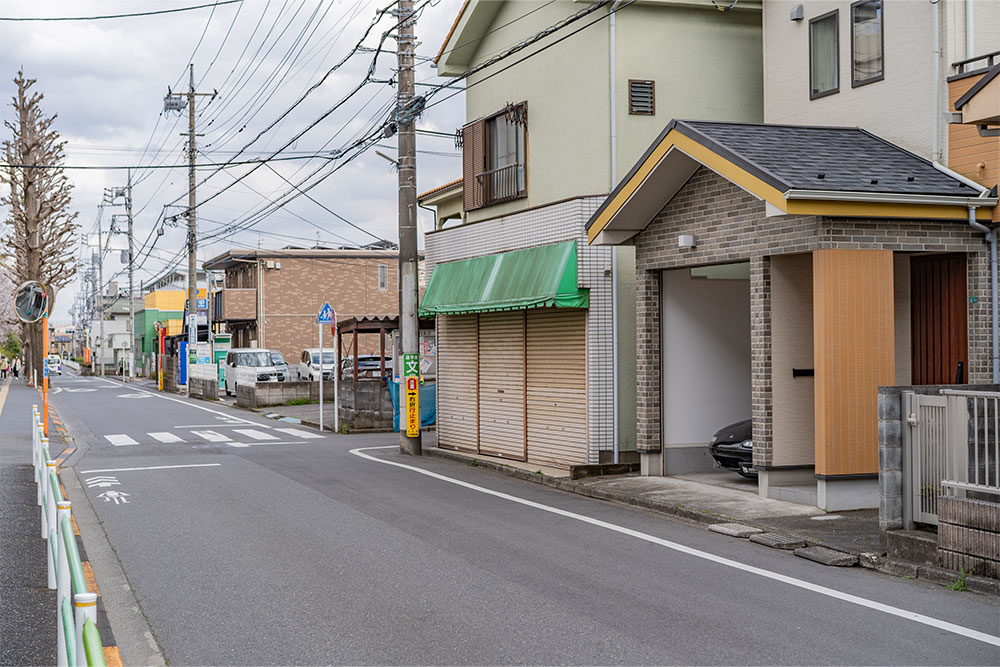 前面道路の様子