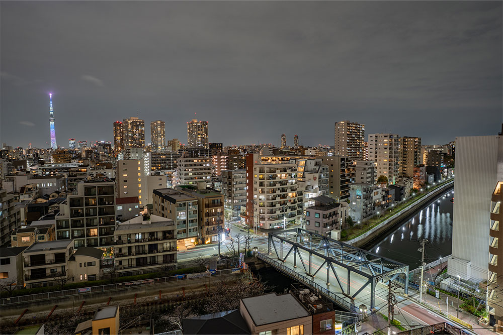 ルーフテラスからの眺望