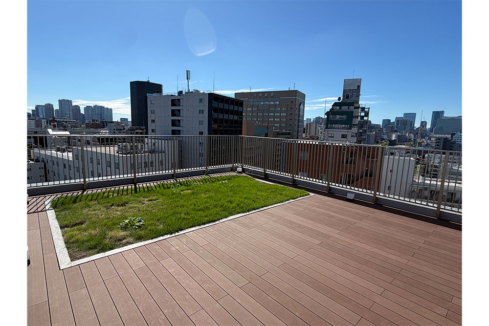 1001号室のルーフバルコニー