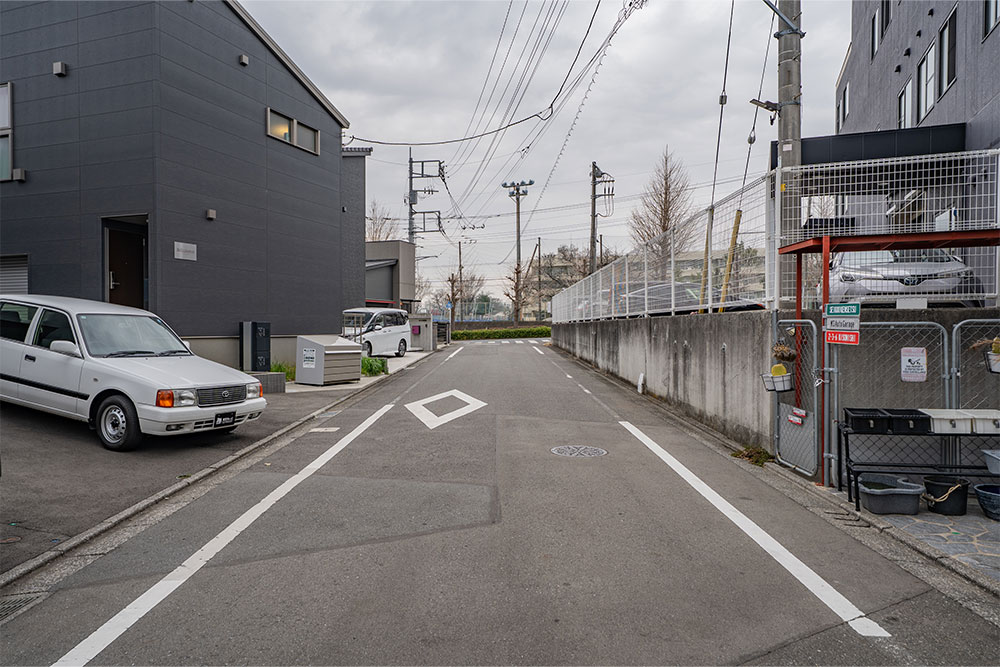 前面道路の様子