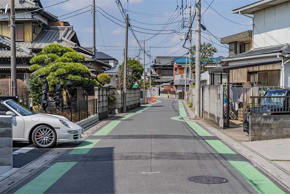 前面道路の様子