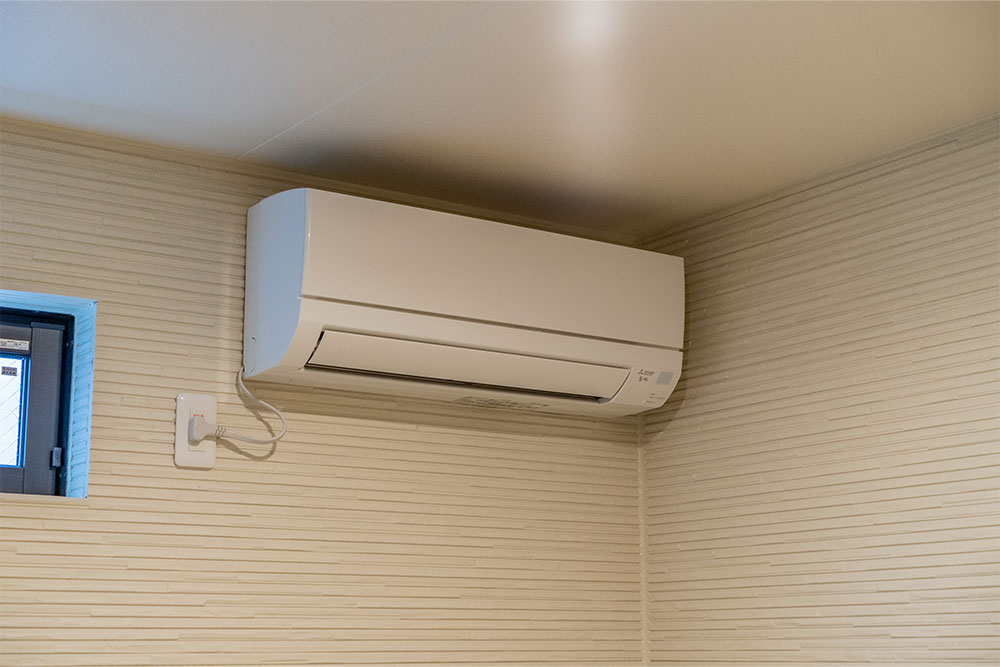 ガレージのエアコン