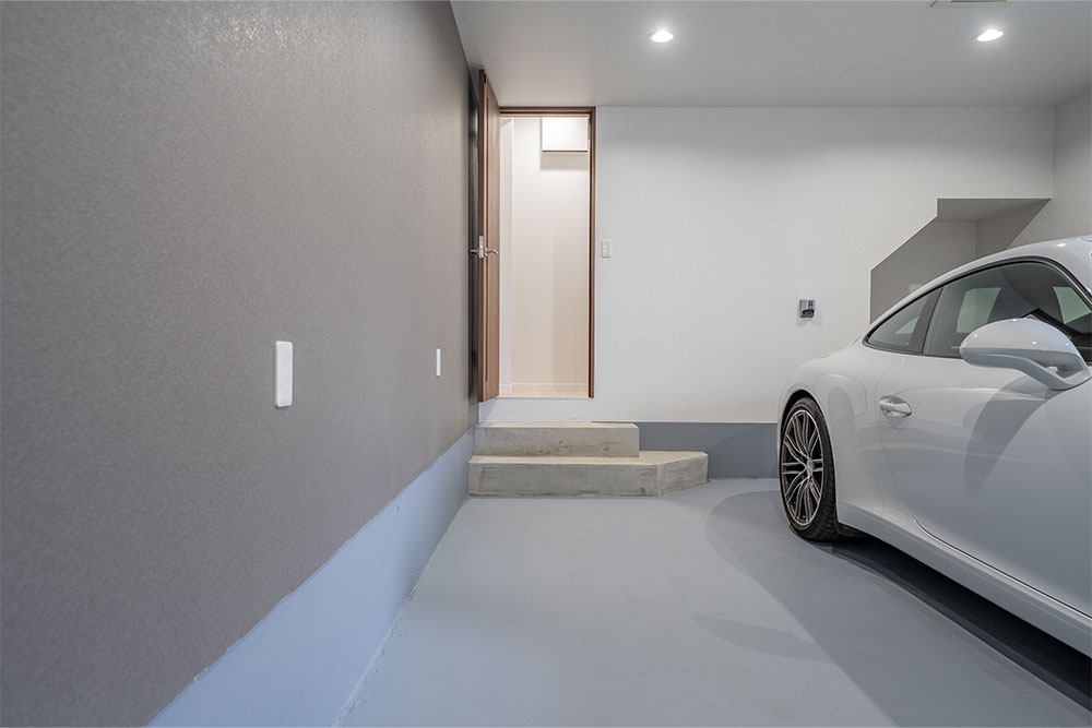 ガレージに駐車したPorsche_911CarreraS