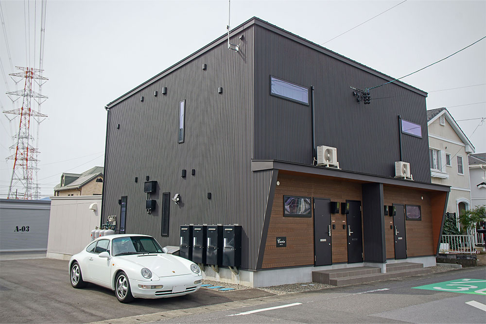 1F住居とガレージを直結させたスタイル