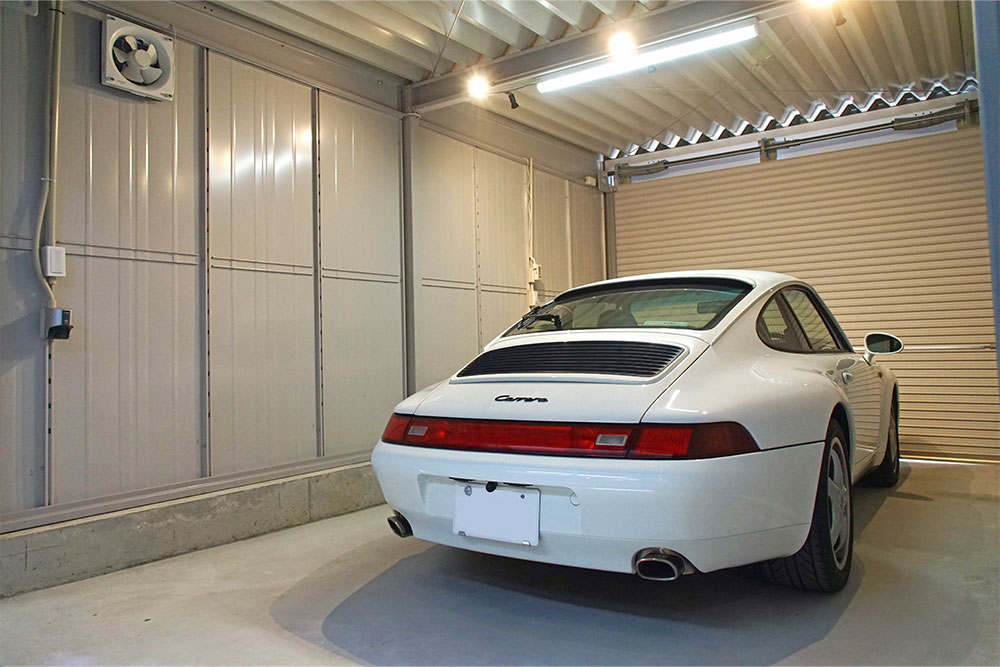 EV用200V・100V・換気扇を装備