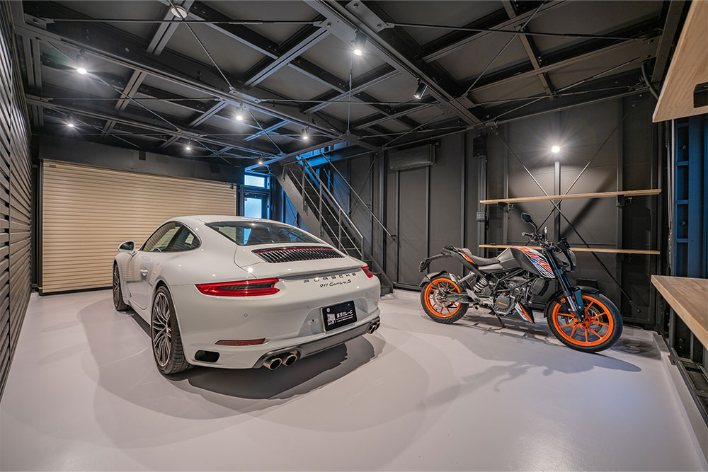 1/4号室は開口幅3.26mのワイドタイプ