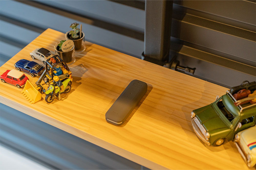 2号室のシャッターリモコン