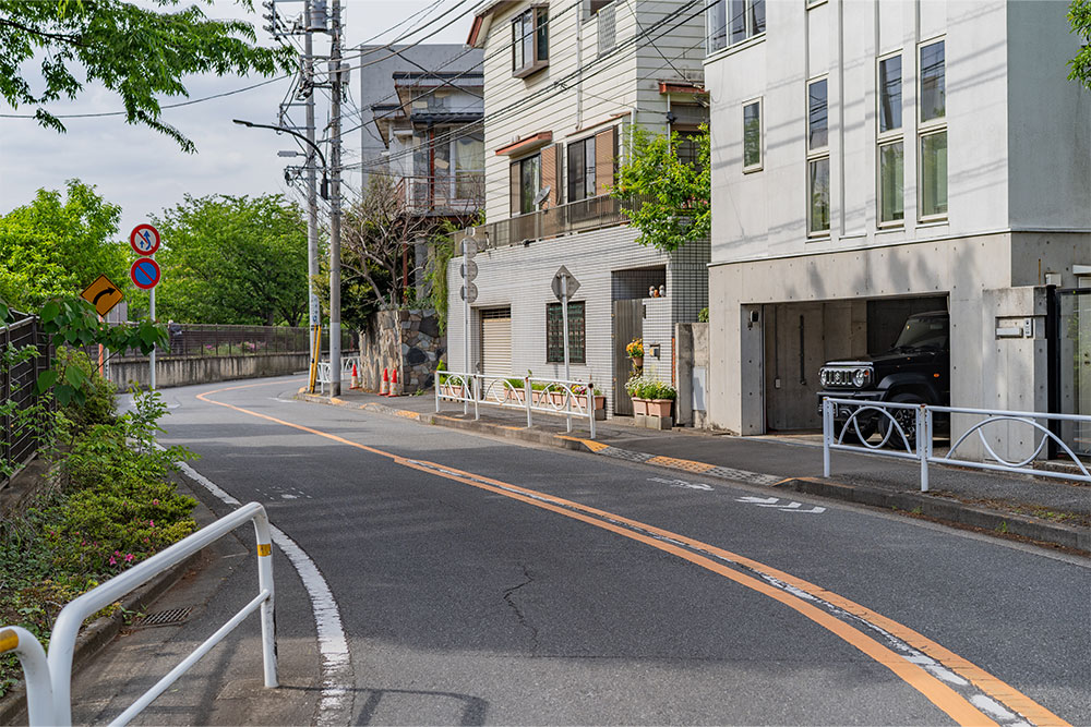 前面道路の様子