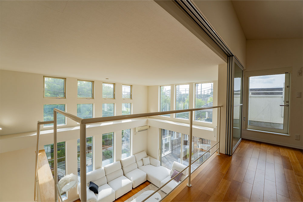 3Fホールから見たリビング