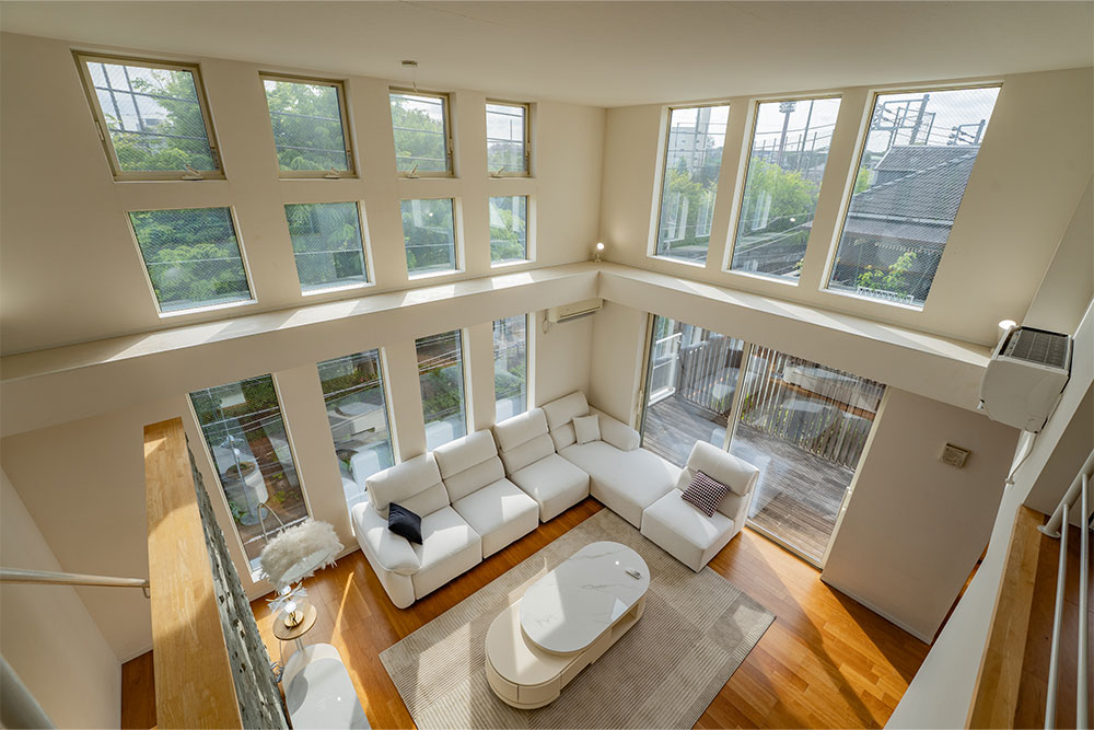 3Fホールから見たリビング