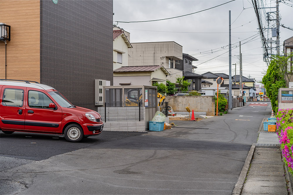 前面道路の様子
