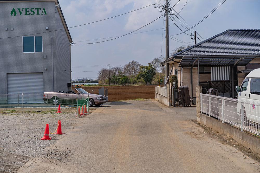 前面道路の様子