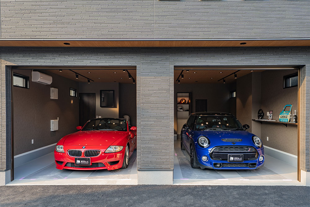 シャッター開口幅は2.58m（左右共通）