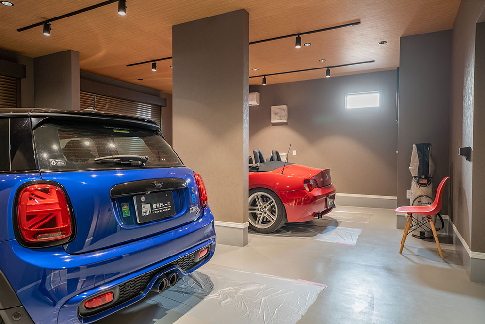 ガレージ内観