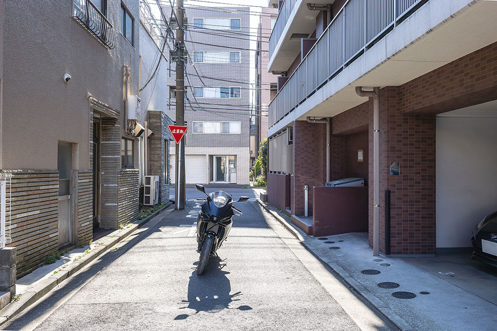 前面道路の様子