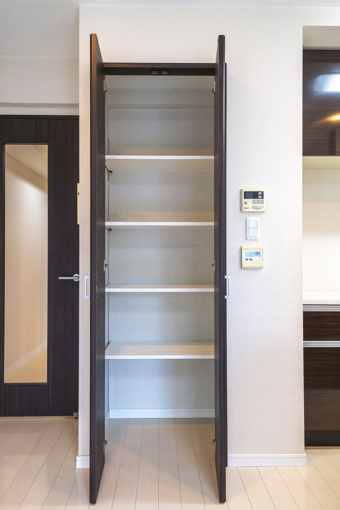 LDKの扉付き収納