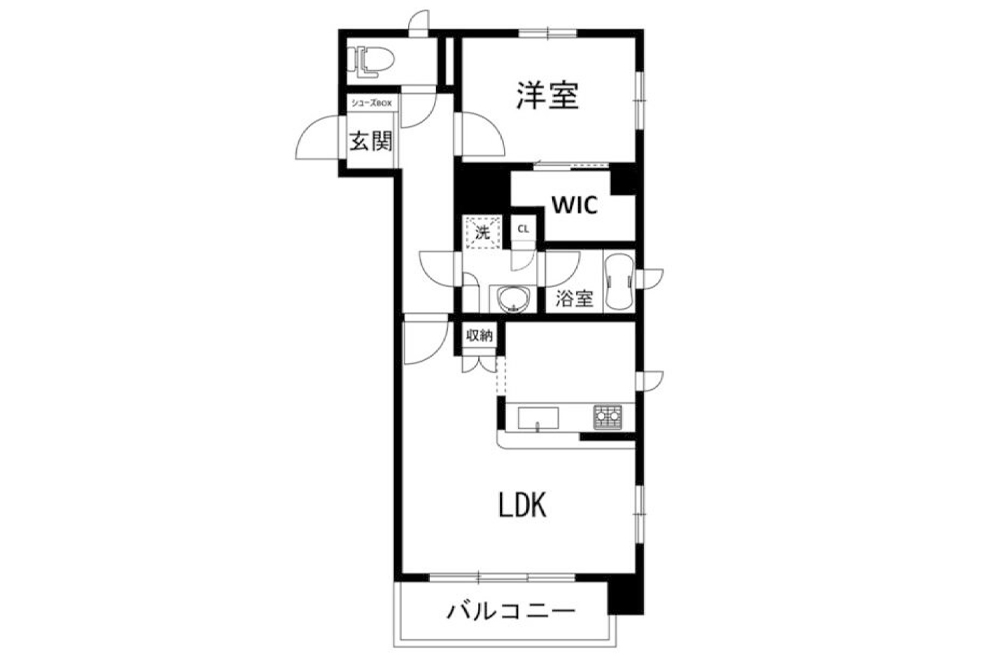 305号室の間取図