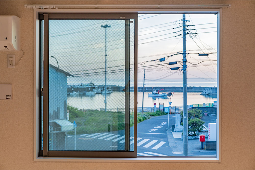 F号室洋室からの眺望