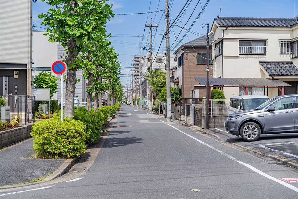 前面道路の様子