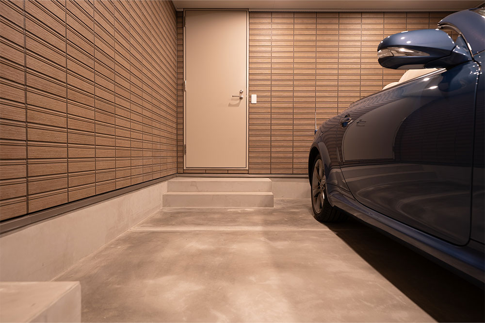 ガレージに駐車したLEXUS_SC430