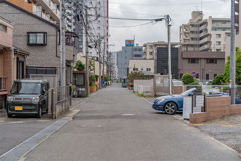 前面道路の様子